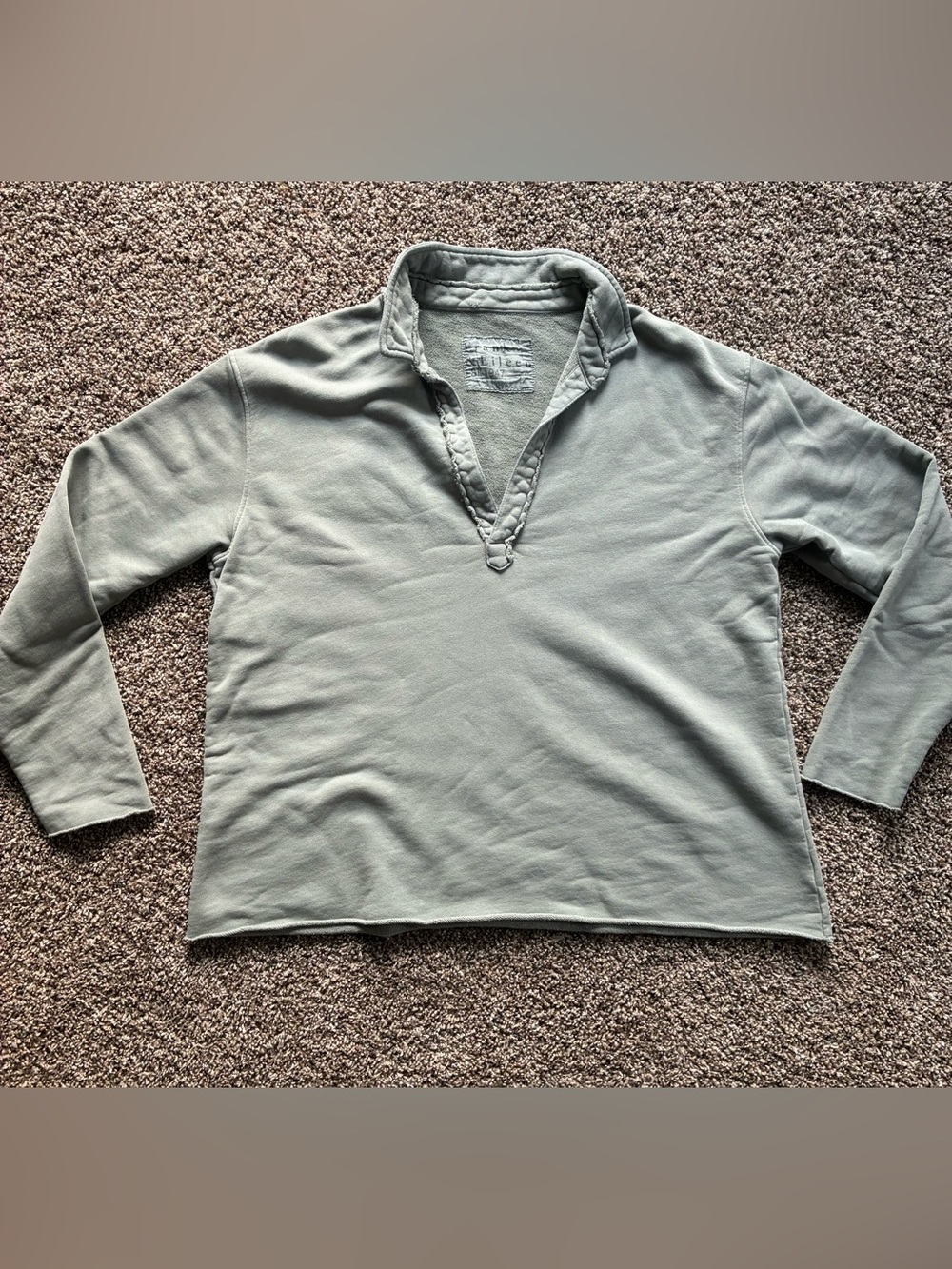 Frank & Eileen Patrick Popover Grey Sage XL Triple Fleece